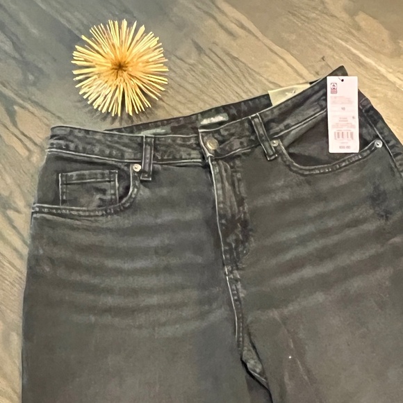 Wild Fable NWT High-Rise Baggy Jeans - Black: Relaxed Fit, Denim, Full Length, - Picture 3 of 7